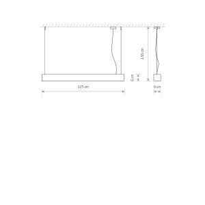 Lustra Nowodvorski Soft LED Graphite 120x6 7525