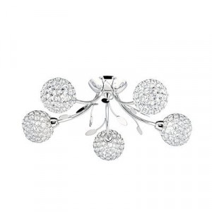 Plafoniera Searchlight Bellis Chrome