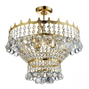 Plafoniera Searchlight Versailles Gold