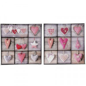 Set tablouri Hearts - Img 1