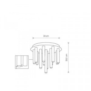 Plafoniera Nowodvorski Stalactite - Img 2