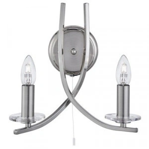 Aplica Searchlight Ascona Silver