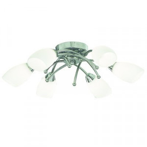 Plafoniera Searchlight Opera Chrome VI