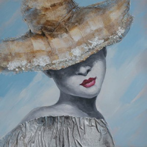 Tablou Madame 80x80cm
