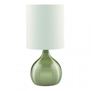 Veioza Searchlight Metal Touch Globe White