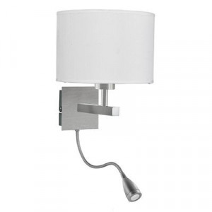 Aplica Searchlight Wall Hotel Satin Round