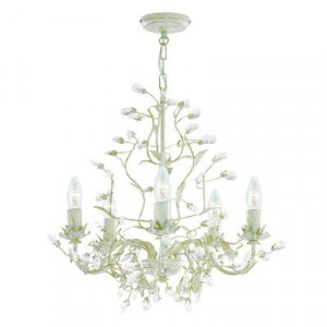 Candelabru Searchlight Almandite Cream V