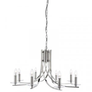 Candelabru Searchlight Ascona Silver VIII