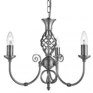 Candelabru Searchlight Zanzibar Silver III
