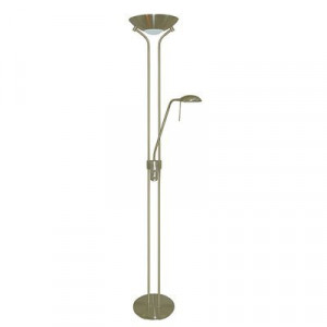 Lampadar Searchlight Mother & Child Brass
