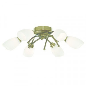 Plafoniera Searchlight Opera Brass VI