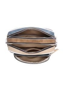 Geanta crossbody de dimensiune mica, piele ecologica, bretea extensibila si detasabila, R1358, blue - Img 7