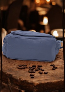Geanta de umar pentru femei R1014, curea reglabila, 26x20x12cm, Mov - Img 5