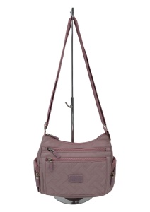 Geanta de umar pentru femei R2242, material rezistent, curea reglabila, 27x18x10cm, Lila