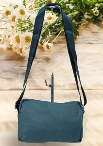 Geanta de umar pentru femei R88014, curea reglabila, 19x12x8cm, Verde - Img 2