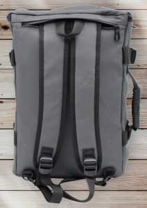 Geanta de voiaj multifunctionala tip rucsac R1219, 44x30x21cm, Gri - Img 11