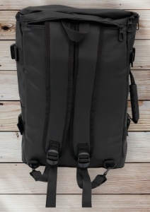 Geanta de voiaj multifunctionala tip rucsac R1219, 44x30x21cm, Negru - Img 5