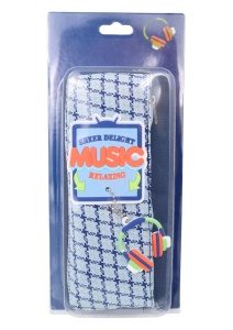 Penar pentru copii Music R7304, doua compartimente, 20x9x6cm, Bleumarin - Img 8
