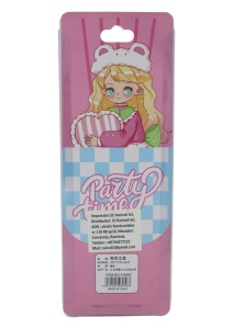 Penar pentru fete cu un singur compartiment R8956, 22x8x6cm, Roz - Img 5