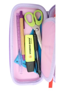 Penar pentru fete R6007, compartimente multiple, cu cifru, 22x10x4cm, Lila - Img 8