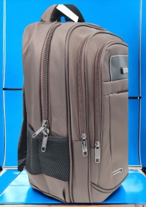Rucsac cu trei compartimente R998211, impermeabil, 42x33x24cm, Maro - Img 7