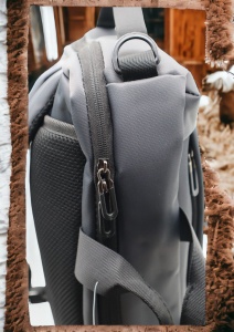 Rucsac multifunctional R1618, 42x28x17cm, Gri - Img 7