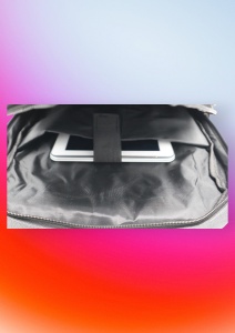 Rucsac pentru laptop R23384, impermeabil, 48x32x22cm, bretele intarite si sistem de prindere pe troler, Negru - Img 7