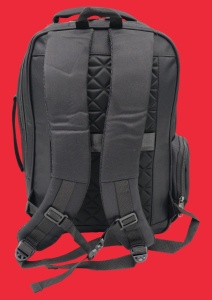 Rucsac pentru laptop R998152, negru, bretele intarite si sistem de prindere pe troler - Img 5