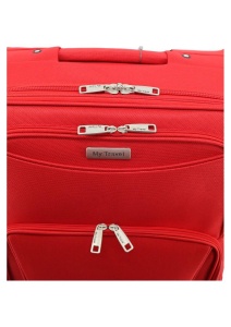 Set Trolere My Travel R03, Trei Dimensiuni, 20", 24", 28", Rosu - Img 9