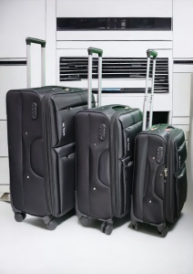 Troler My Travel R001, dimensiune mica 20", 4 roti pivotante, 50x35x25cm, Negru - Img 12