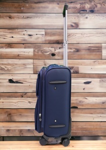 Troler My Travel R001, dimensiune mica 20", 4 roti pivotante, 50x35x25cm, Bleumarin - Img 4