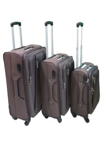 Troler My Travel R284A, dimensiune medie 24", 60x42x27cm, maro - Img 12