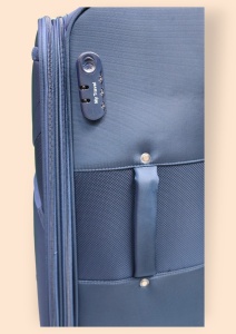 Troler My Travel R412, dimensiune medie 24", 60x41x27cm, bleumarin - Img 7