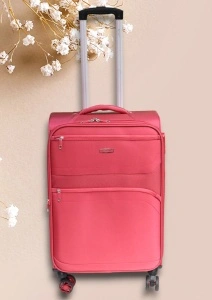 Troler My Travel R412, dimensiune medie 24", 60x41x27cm, rosu