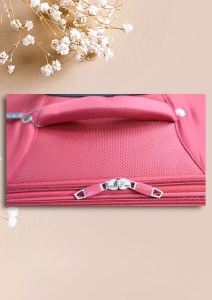 Troler My Travel R412, dimensiune mica 20", 49x35x23cm , rosu - Img 5
