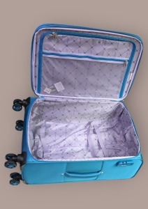 Troler My Travel R412, dimensiune mica 20", 49x35x23cm , turcoaz - Img 9