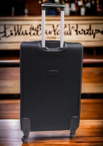 Troler My Travel R744, dimensiune mare 28", 4 roti 360, 71x46x30cm, negru - Img 2