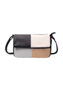 Geanta dama model crossbody, bareta extensibila, R240463, negru - Img 2