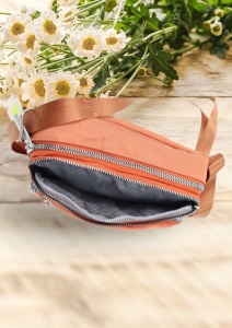 Geanta de umar pentru femei R88014, curea reglabila, 19x12x8cm, Portocaliu - Img 7