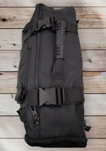 Geanta de voiaj multifunctionala tip rucsac R1219, 44x30x21cm, Negru - Img 6