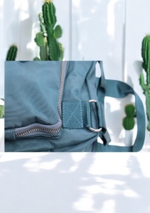 Geanta pentru femei cu manere, curea reglabila si detasabila R306, 25x16x13cm, Verde - Img 8