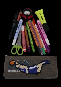 Penar pentru baieti Basketball R131, 20x9x4cm, Gri - Img 7