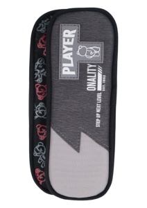 Penar pentru baieti Player R7255, doua compartimente, 21x9x7cm, Negru