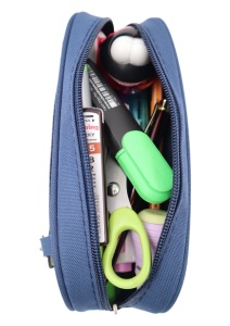 Penar pentru baieti R7246, doua compartimente, material impermeabil, 20x10x6cm, Bleumarin - Img 7