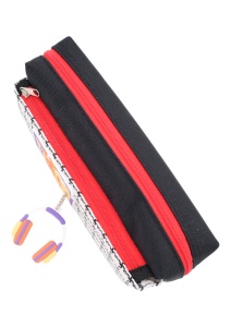 Penar pentru copii Music R7304, doua compartimente, 20x9x6cm, Negru - Img 3