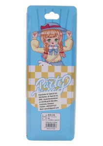 Penar pentru fete cu un singur compartiment R8956, 22x8x6cm, Bleu - Img 2