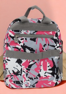 Rucsac din material impermeabil, bretele reglabile si maner R664, 32x27x13cm, - Img 4