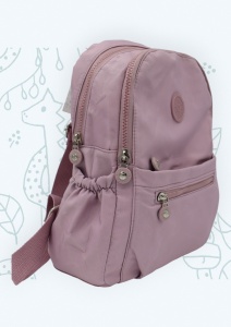 Rucsac din material impermeabil, bretele reglabile si maner R66, 32x27x13cm, Lila - Img 2