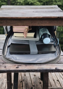 Rucsac Din Material Texil Tip In, RM23301, 45X32X17cm, Negru - Img 6