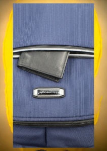 Rucsac pentru laptop R1912B, bleumarin, impermeabil, 48x32x15cm - Img 9